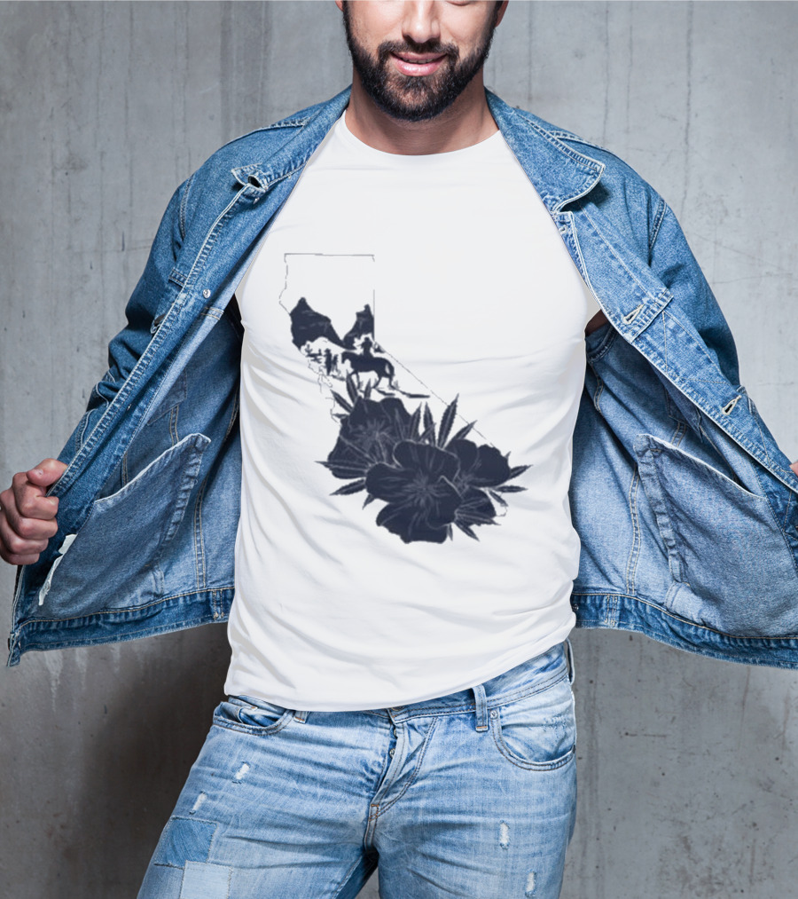 Crooks & Castles Califas California Script Floral T-Shirt