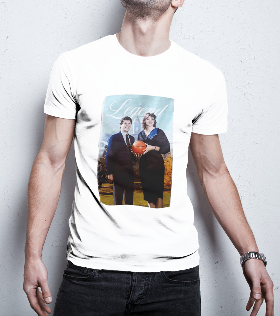 UConn Big East Legend Peggy Myers Basketball Custom T-Shirt