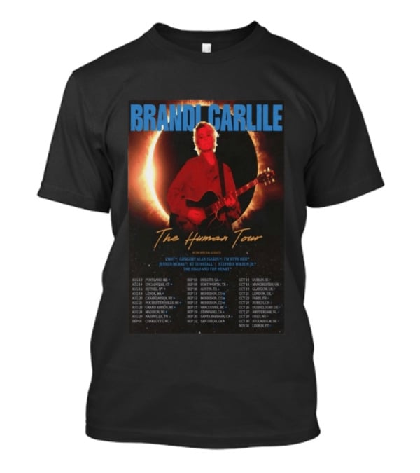 BRANDI CARLILE The Human Tour 2026 Concert Dates And Special Guests T-Shirt