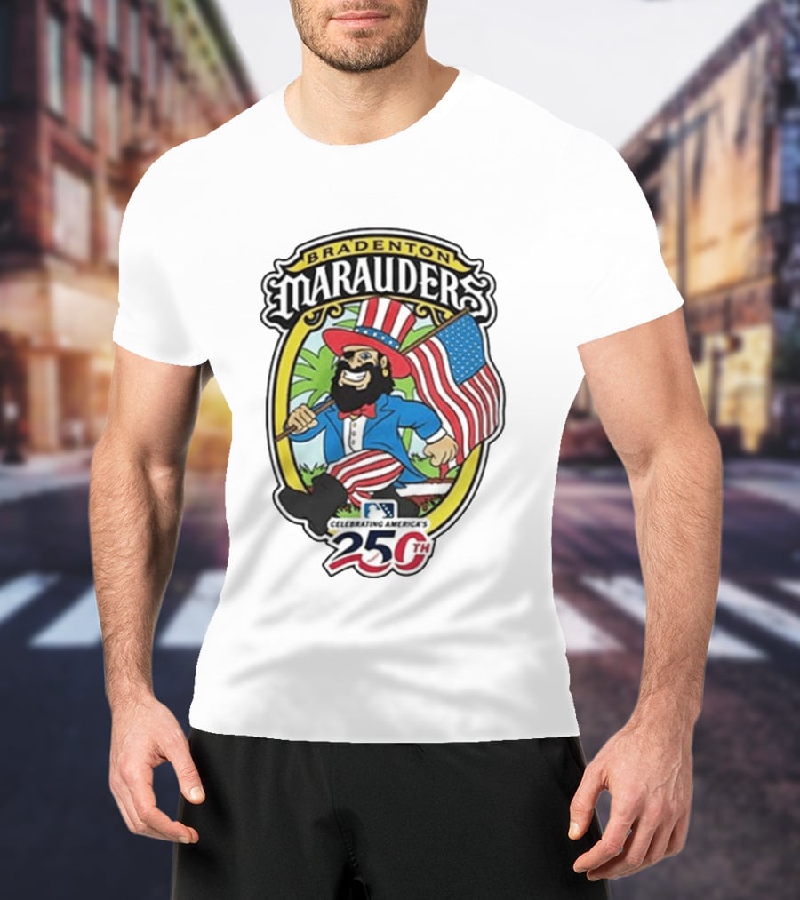 Bradenton Marauders Celebrating America's 250th Independence Day 2026 T-Shirt
