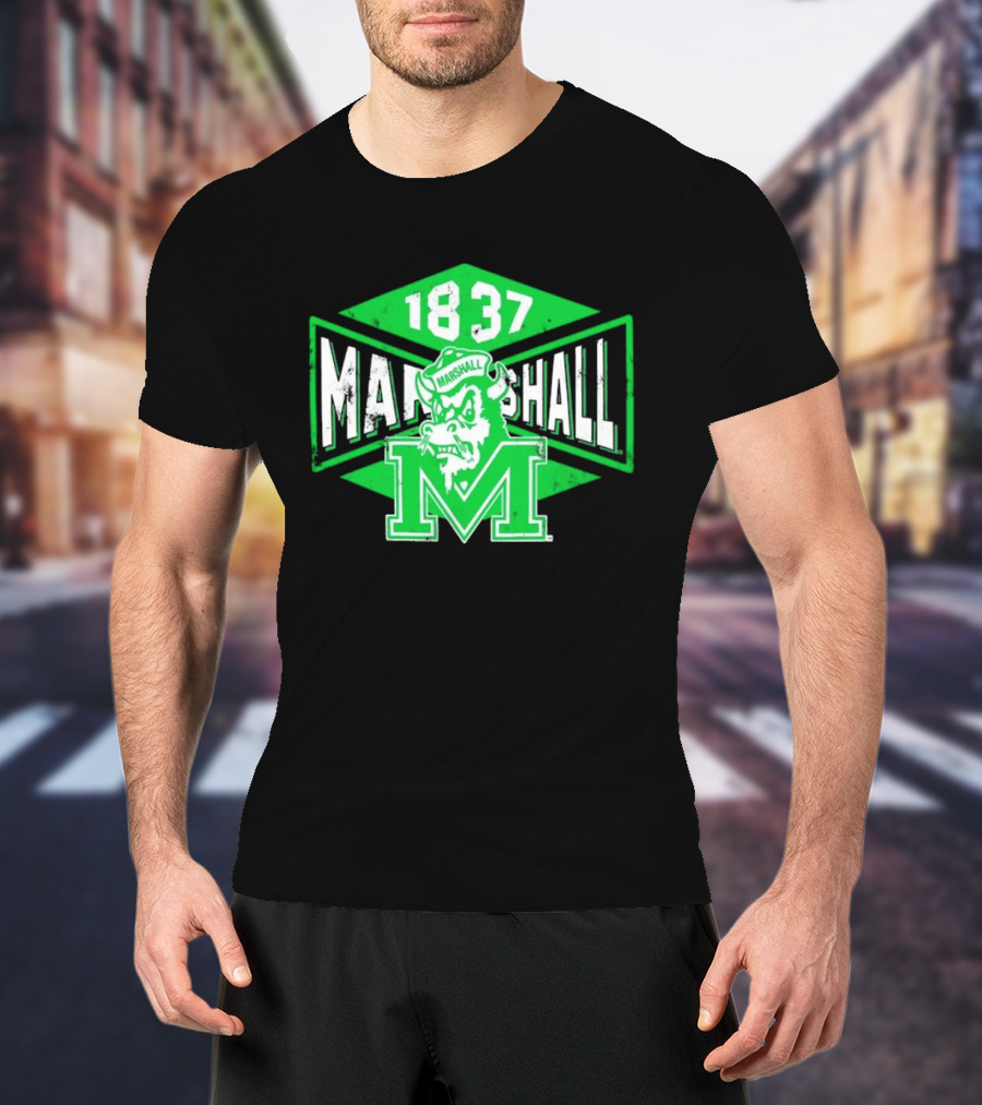 Marshall Thundering Herd 1837 Vintage Retro Team Spirit T-Shirt