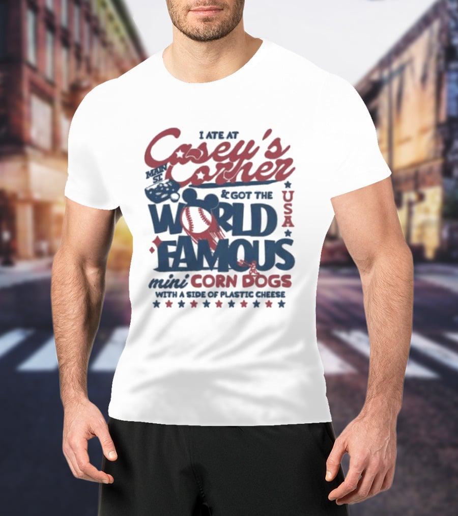 Casey's Corner World Famous Mini Corn Dogs USA T-Shirt