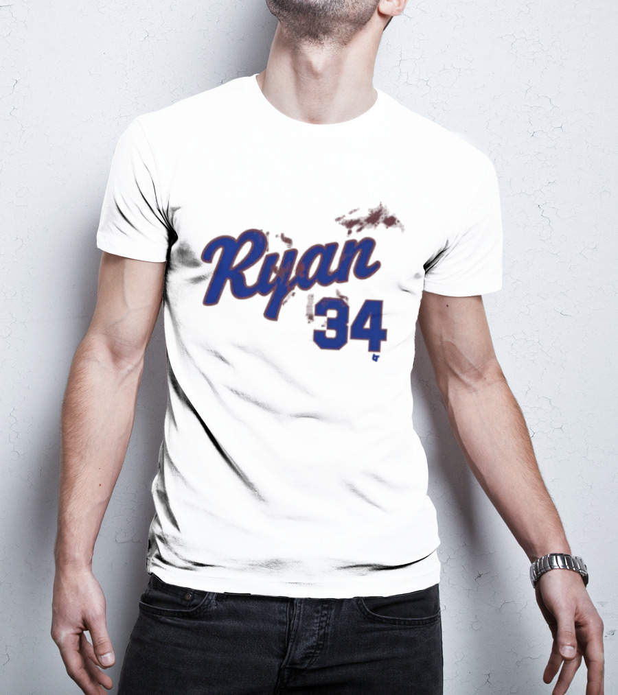 Ryan 34 Bloody Baseball Legend T-Shirt