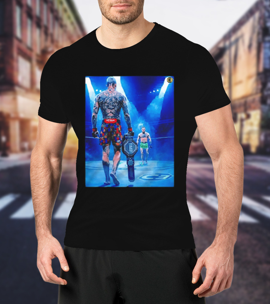 UFC Venum Oliveira McGregor BMF Championship Faceoff T-Shirt