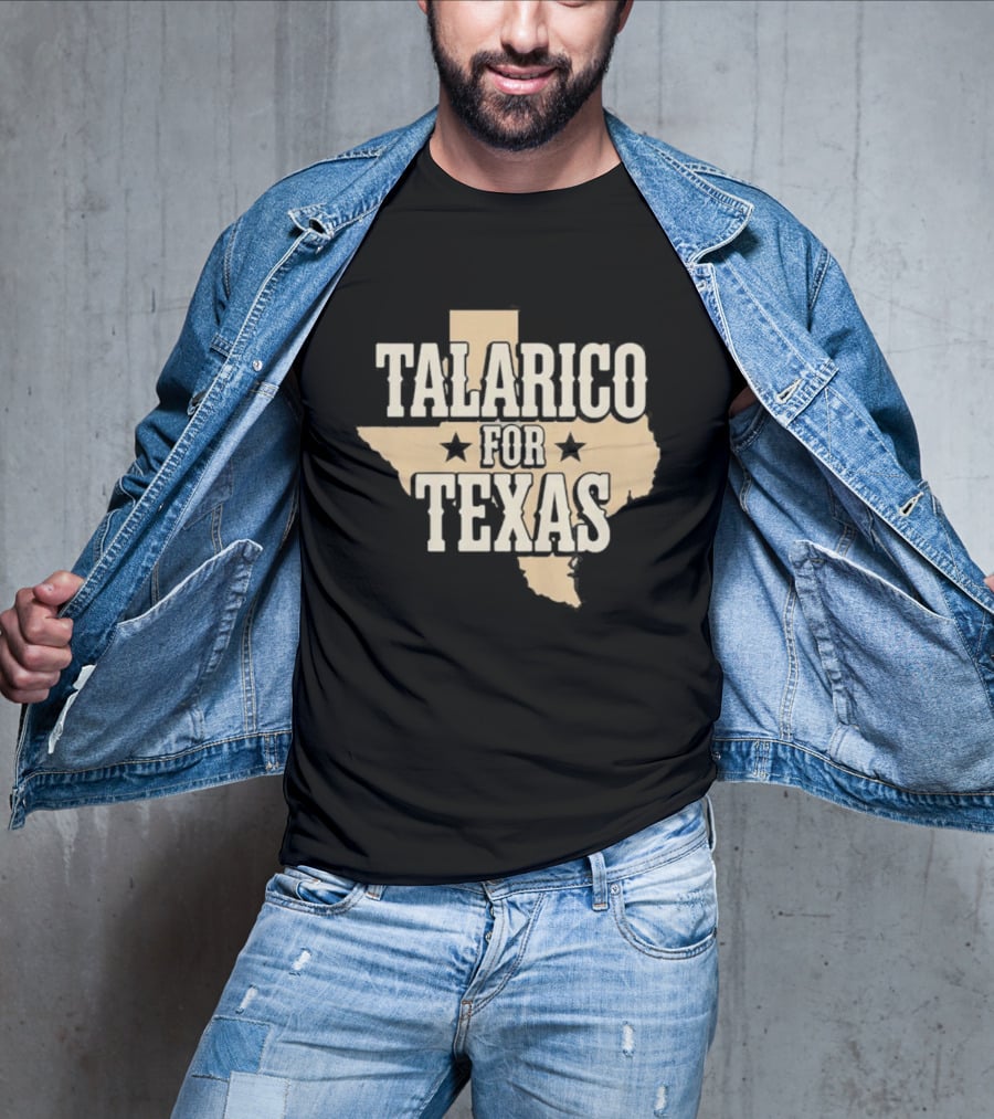Talarico For Texas Campaign State Map T-Shirt