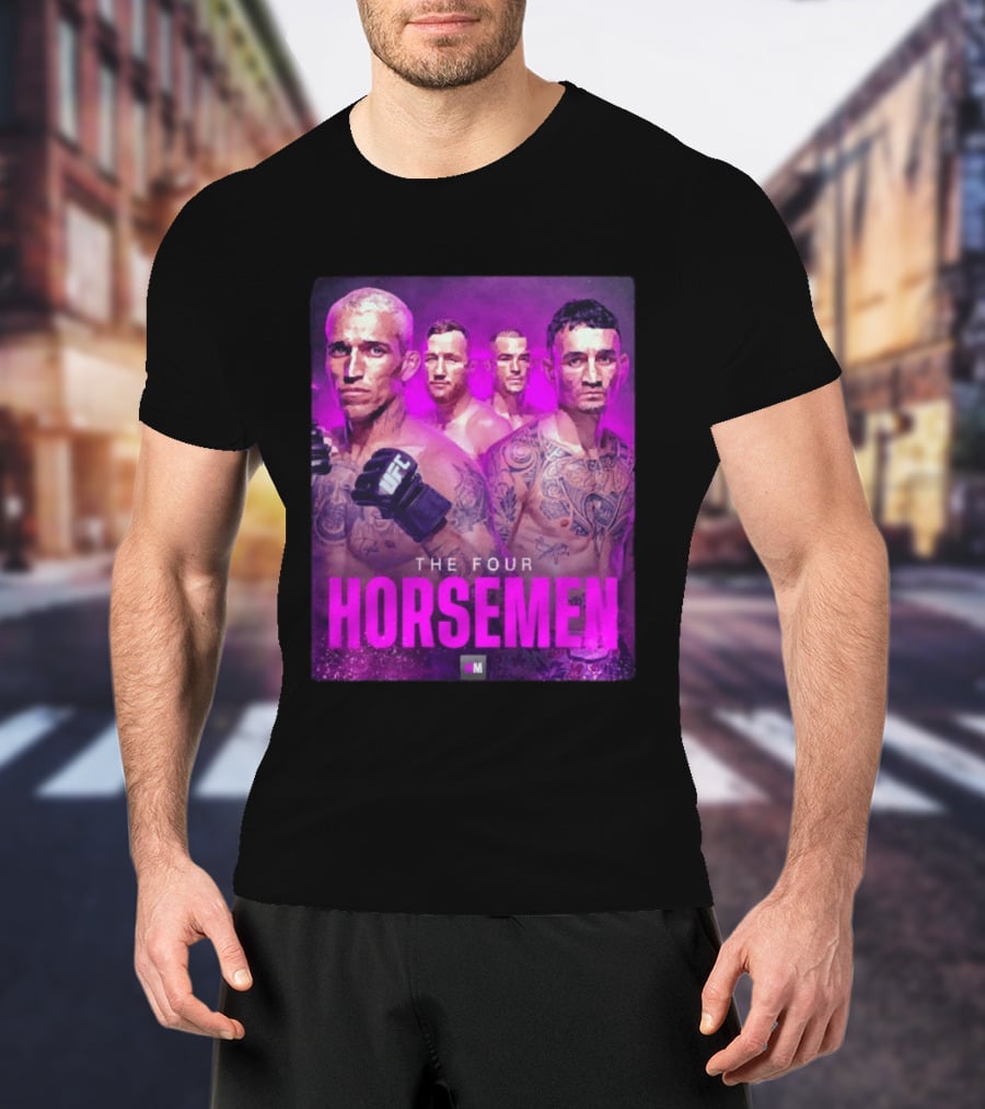 The Four Horsemen Oliveira Holloway Poirier Gaethje UFC Lightweight Champions T-Shirt