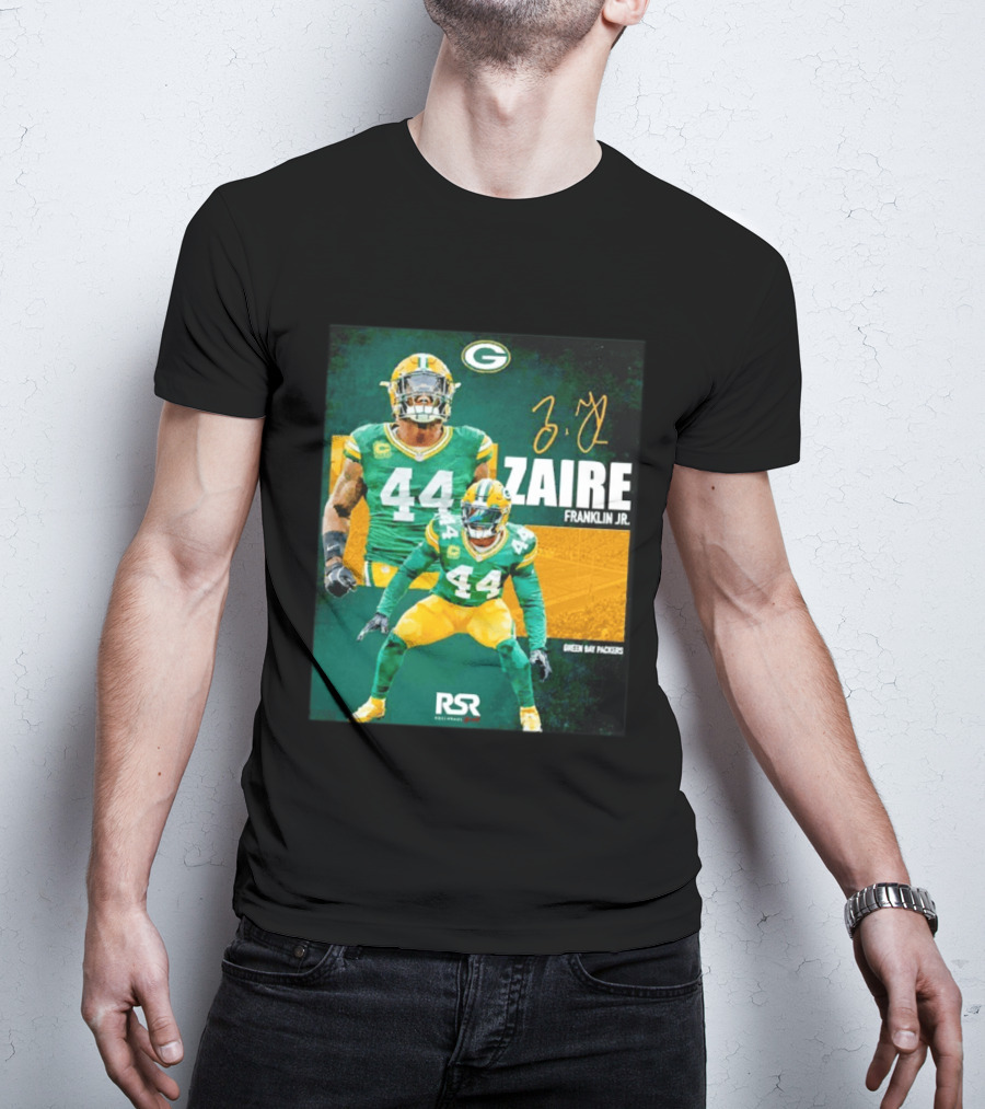 Zaire Franklin Jr Green Bay Packers 44 Signature Edition T-Shirt