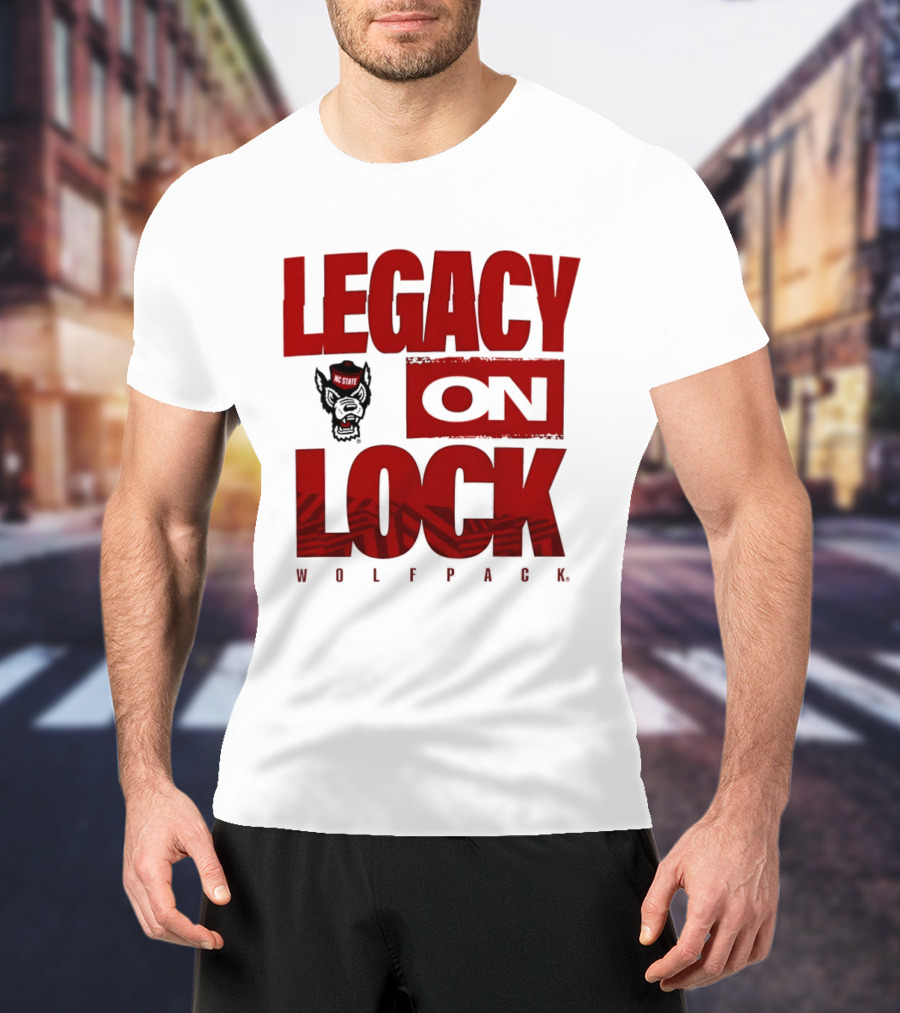 NC State Wolfpack Legacy On Lock 2026 March Madness T-Shirt