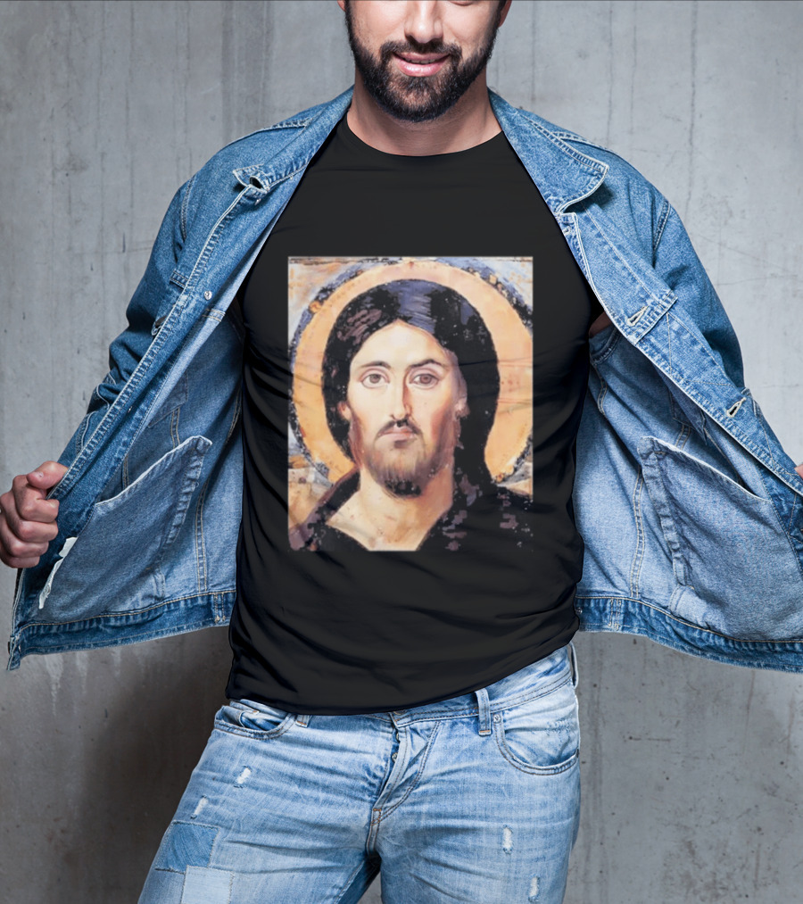 Jesus Christ Pantocrator Icon St. Catherine's Monastery Sinai T-Shirt