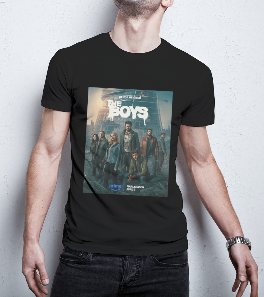 Prime Original The Boys Final Season April 8 Billy Butcher Team T-Shirt
