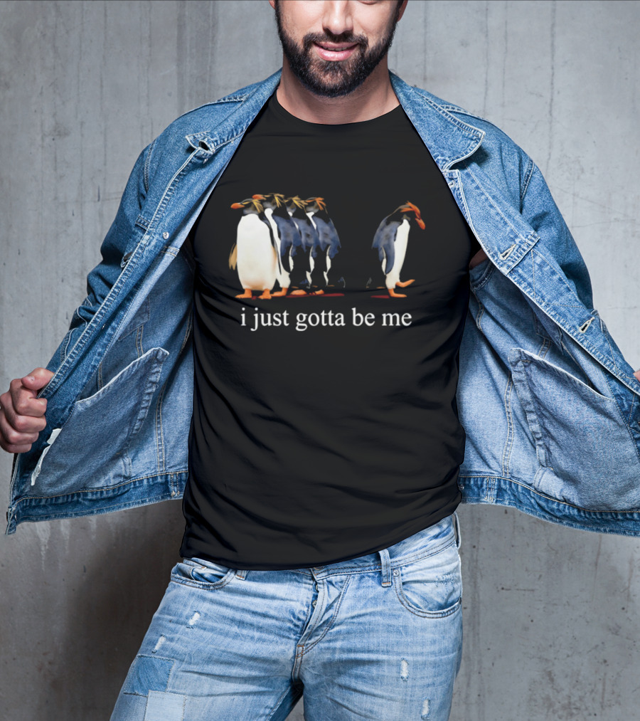 I Just Gotta Be Me Penguin Evolution Journey 2001 National Geo Society T-Shirt