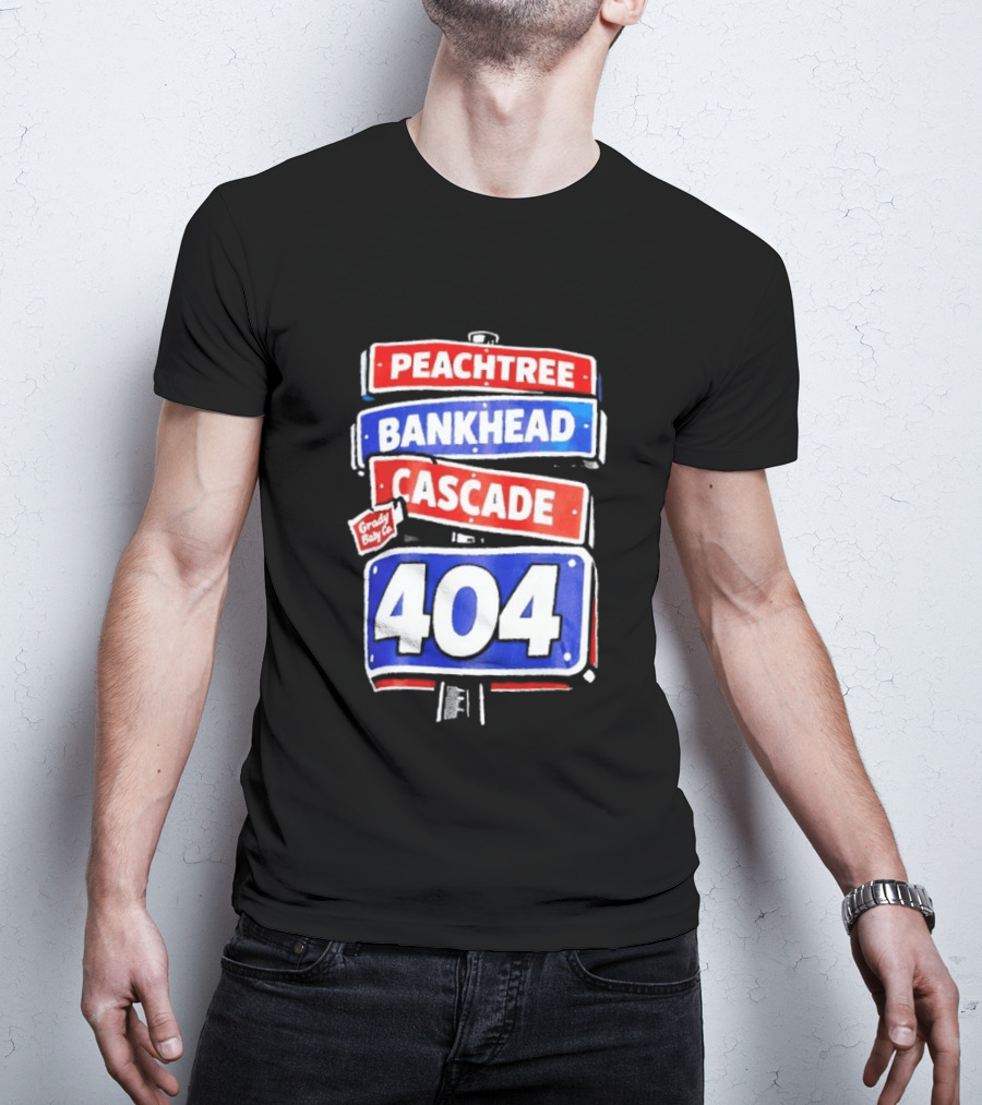 Peachtree Bankhead Cascade 404 Grady Baby Co T-Shirt