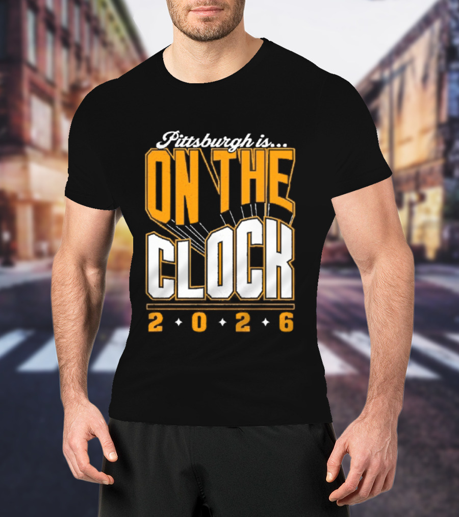 Pittsburgh Is On The 2026 Football Draft Countdown T-Shirt