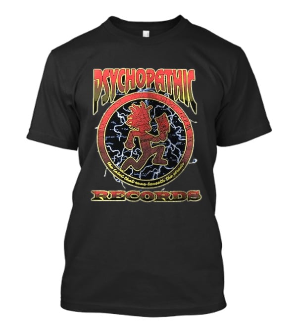Psychopathic Records Lightning Hatchet Man Circle Seal T-Shirt