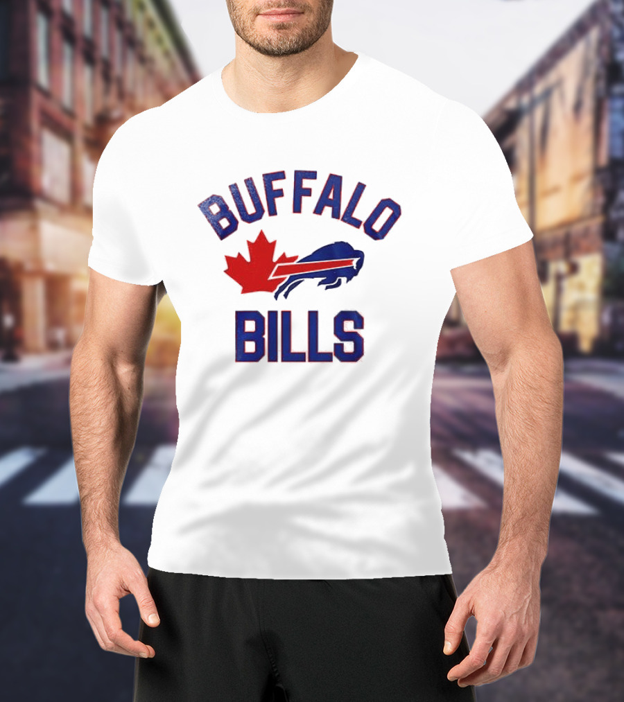 Buffalo Bills Maple Leafs Mafia Canada Collaboration T-Shirt