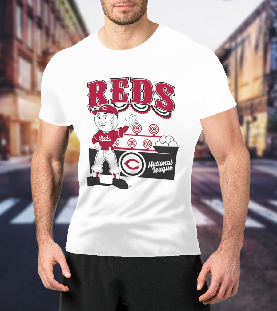 Cincinnati Reds 2026 Step Back Up National League Baseball T-Shirt