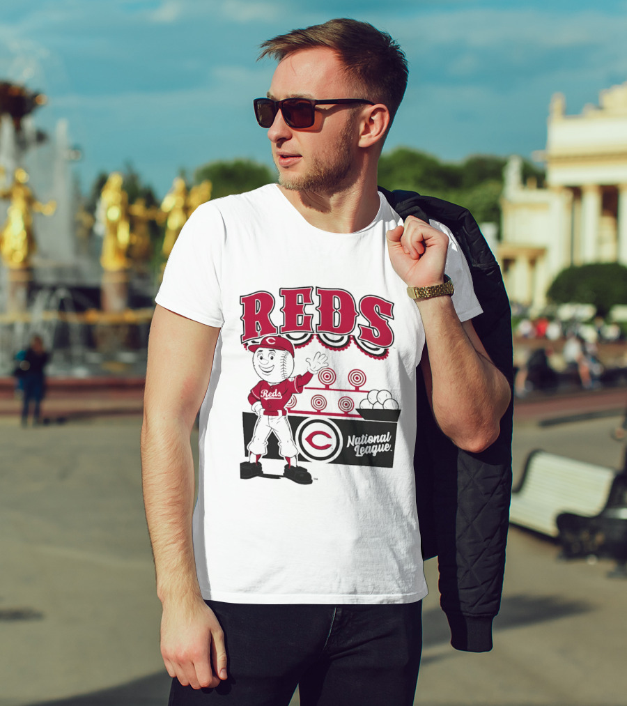 Cincinnati Reds 2026 Step Back Up National League Baseball T-Shirt