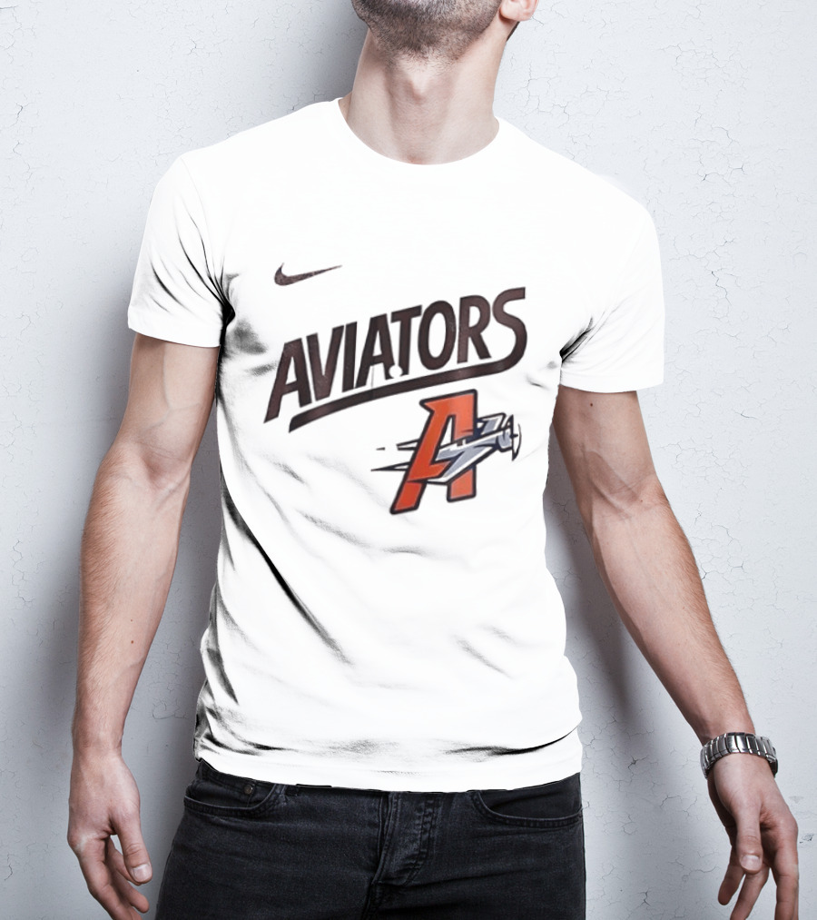Nike Las Vegas Aviators A Logo Nike Swoosh T-Shirt