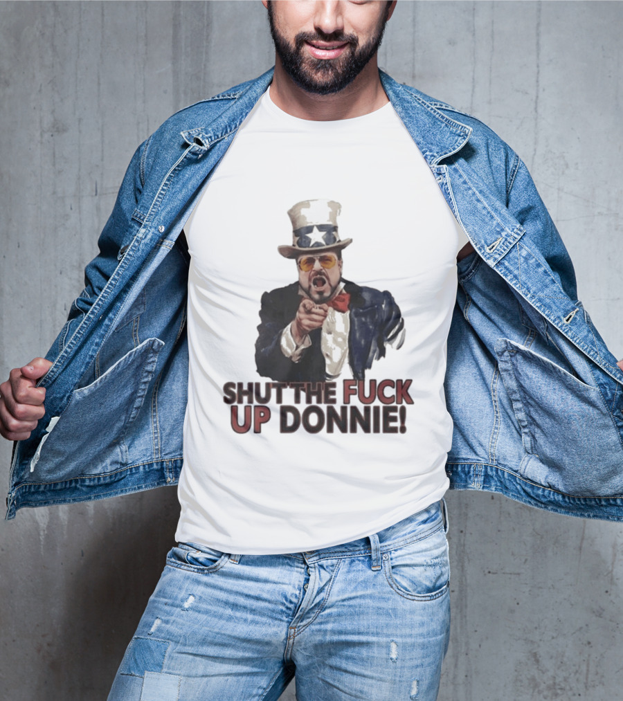 Walter Sobchak Shut The Fuck Up Donnie Uncle Sam T-Shirt