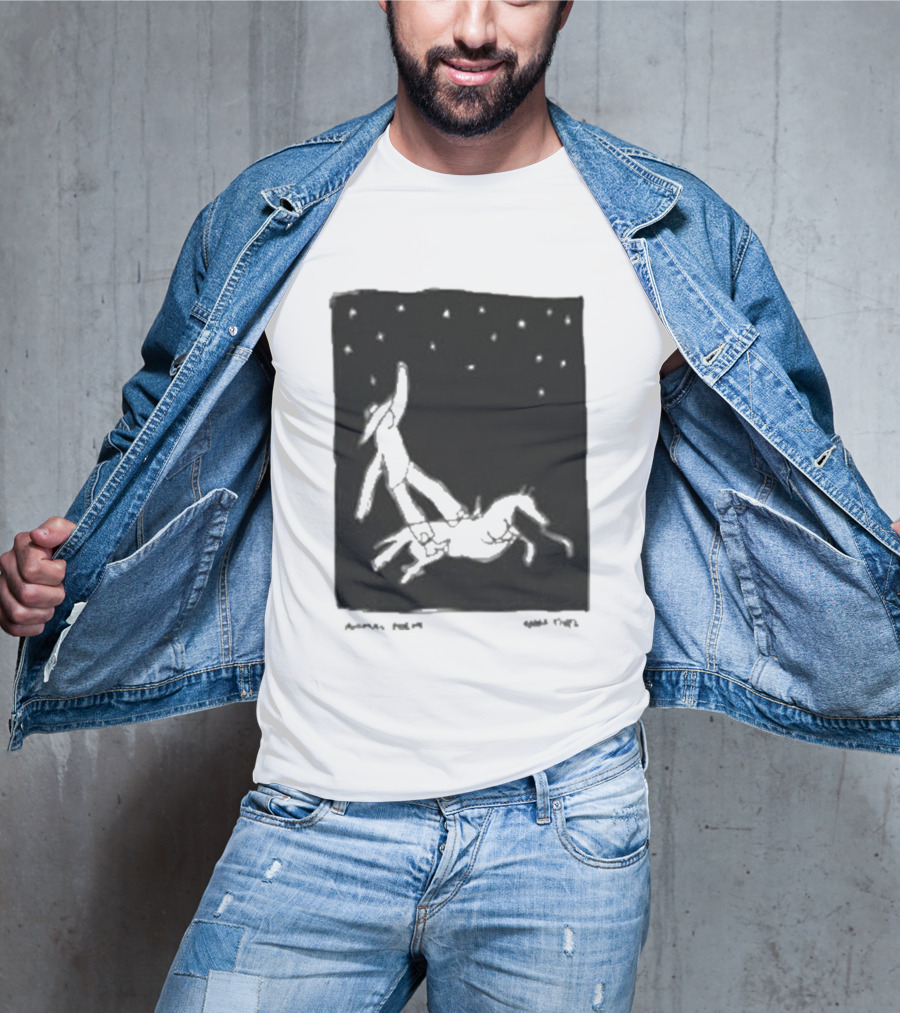 Anna Tivel Cowboy Under Starry Night T-Shirt