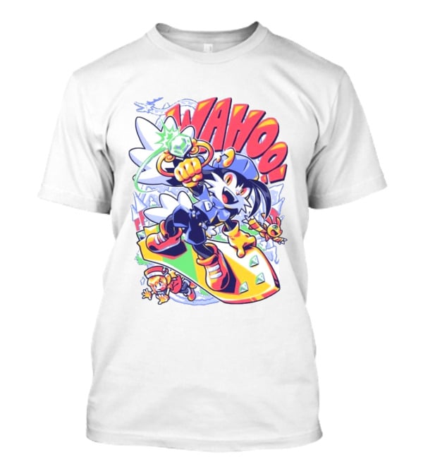 Fangamer Klonoa Wahoo Vintage Style Snowboarding Adventure T-Shirt
