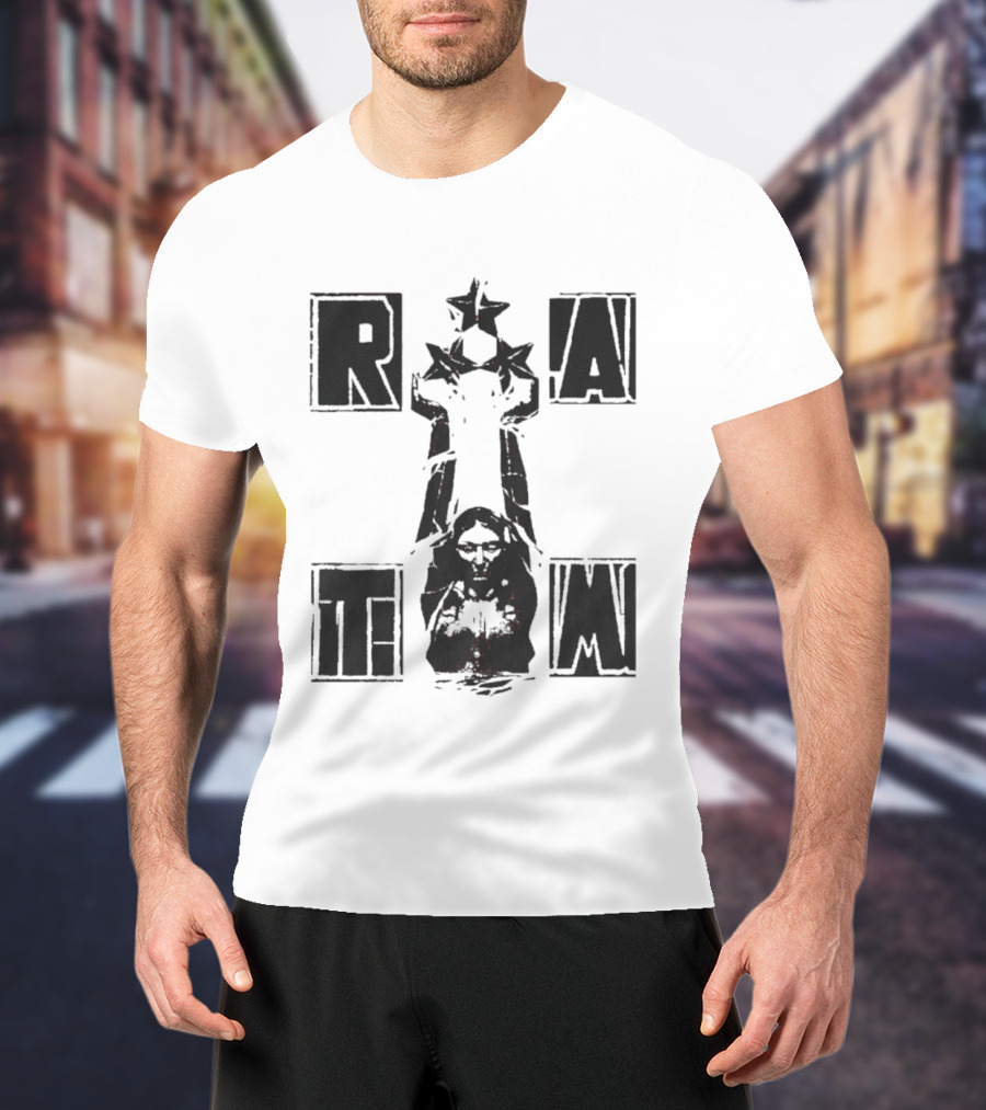 Rage Against The Machine RATM Stars Stencil T-Shirt