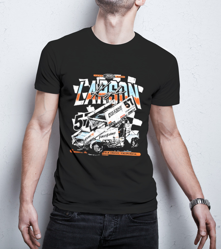 Kyle Larson 57 Racing Elk Grove California T-Shirt