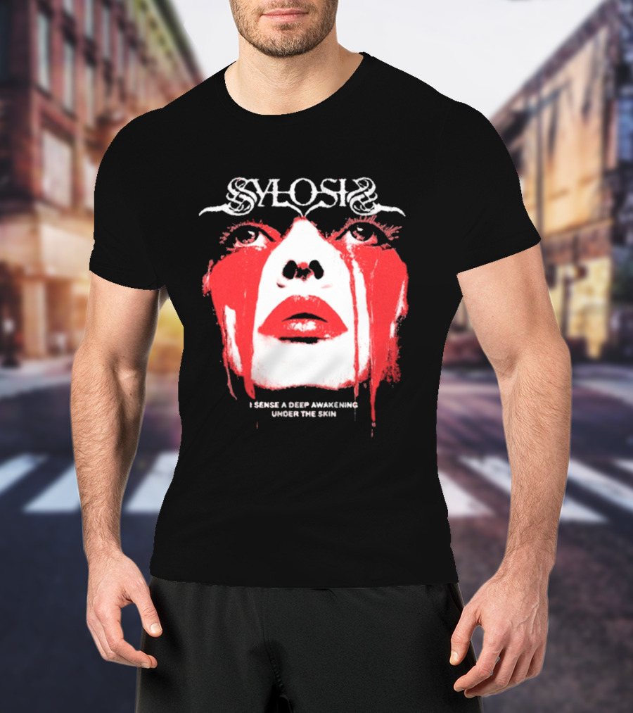 Sylosis I Sense A Deep Awakening Under The Skin Blood Tears Face T-Shirt