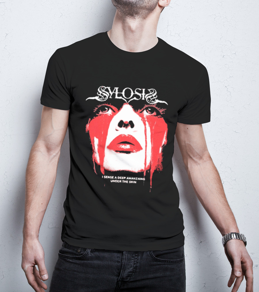 Sylosis I Sense A Deep Awakening Under The Skin Blood Tears Face T-Shirt