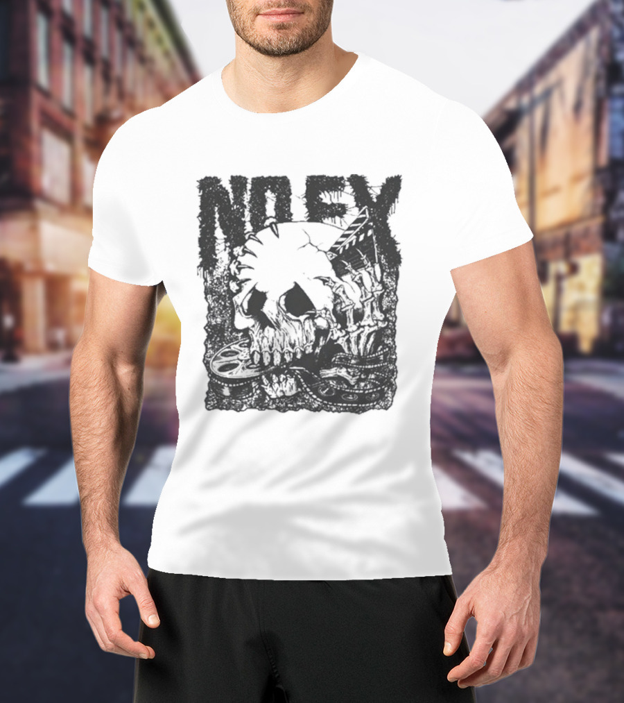 40 Years NoFX Film Skull Anniversary T-Shirt
