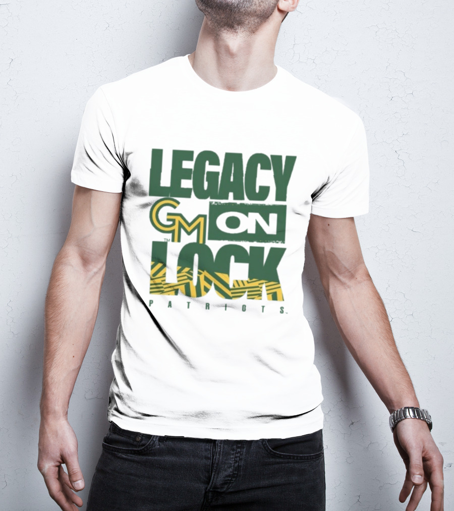 George Mason Patriots Legacy On Lock Basketball GM T-Shirt