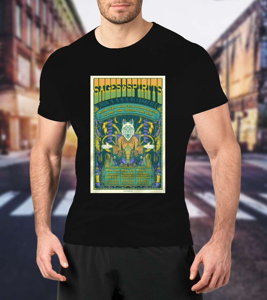 Sages And Spirits In Boulder Cl May 28 2026 T-Shirt