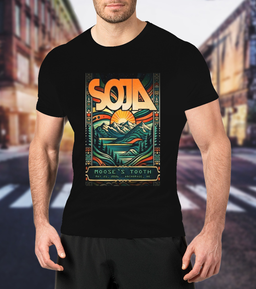 Soja Moose's Tooth Anchorage AK May 21 2026 T-Shirt