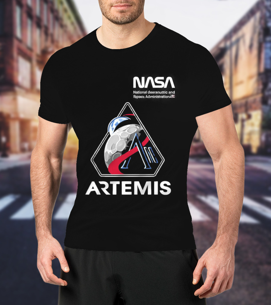 NASA Artemis 2 Mission Moon Exploration T-Shirt