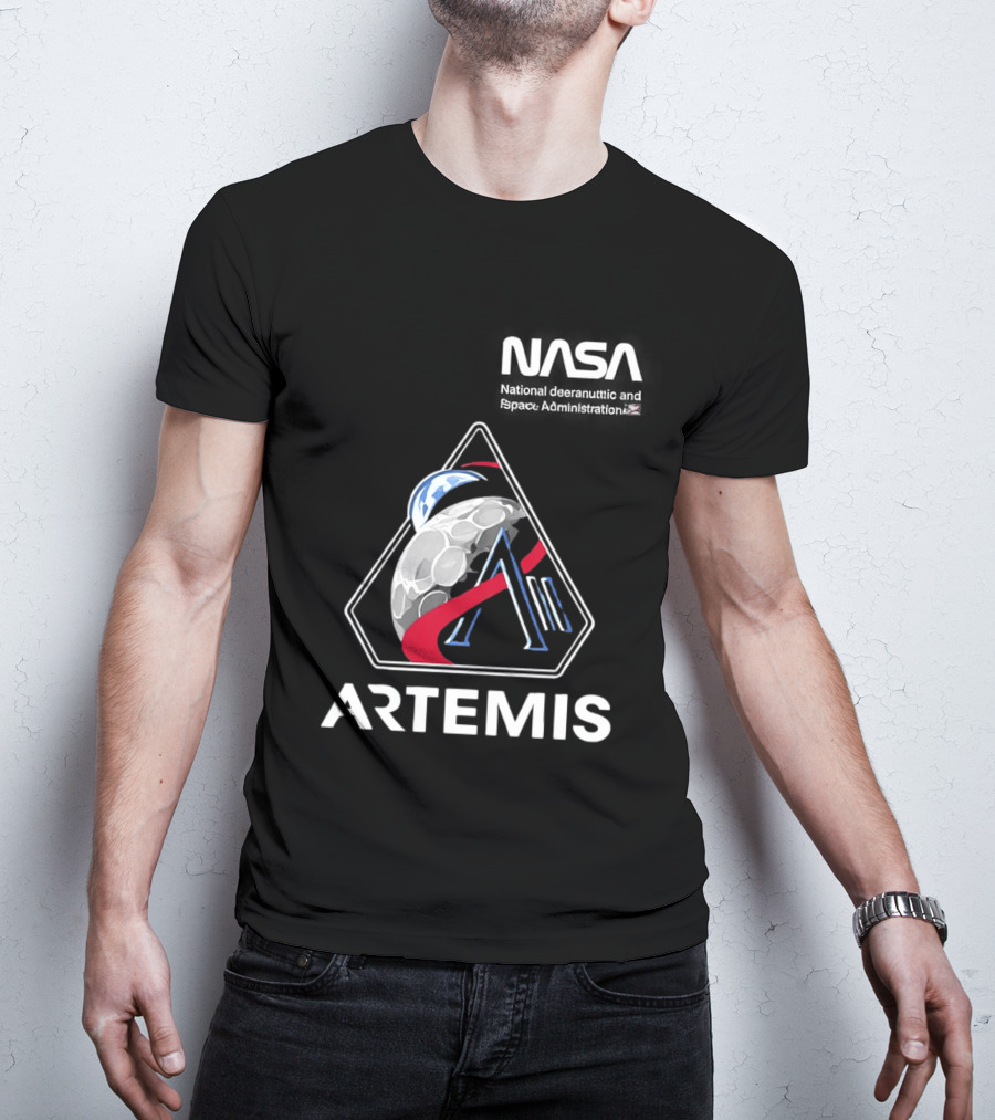 NASA Artemis 2 Mission Moon Exploration T-Shirt