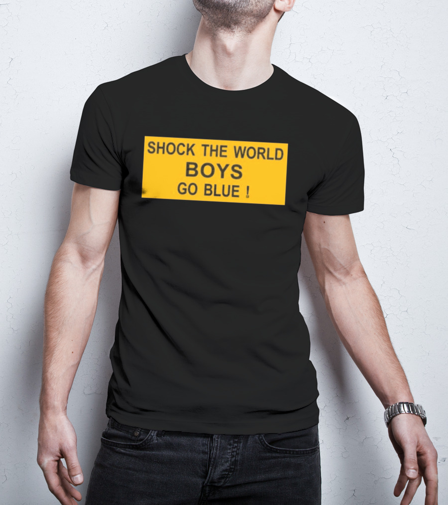 Shock The World Boys Go Blue T-Shirt