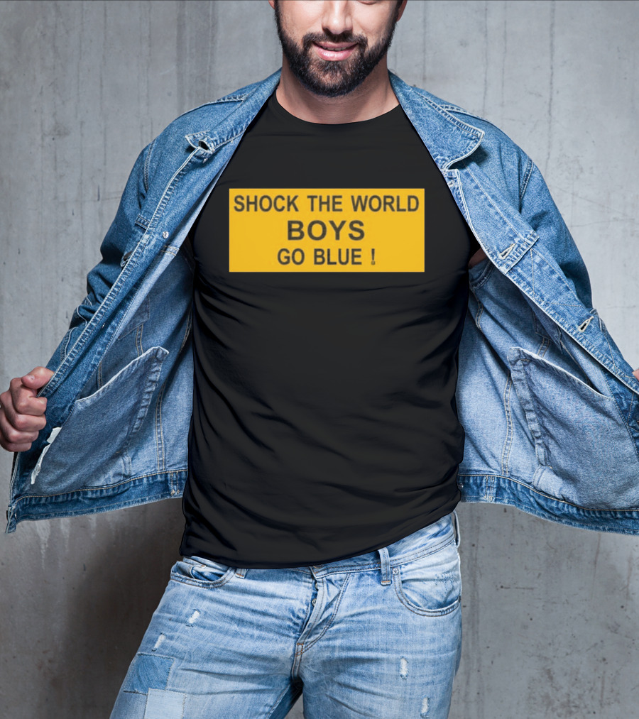 Shock The World Boys Go Blue T-Shirt