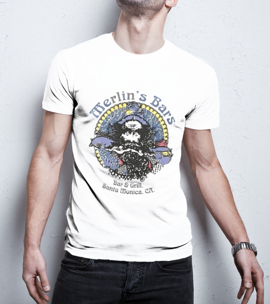 Merlin's Bars Bar & Grill Santa Monica CA T-Shirt