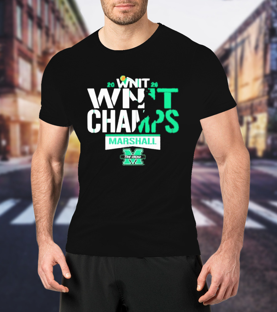 Marshall Thundering Herd 2026 WNIT Champs T-Shirt