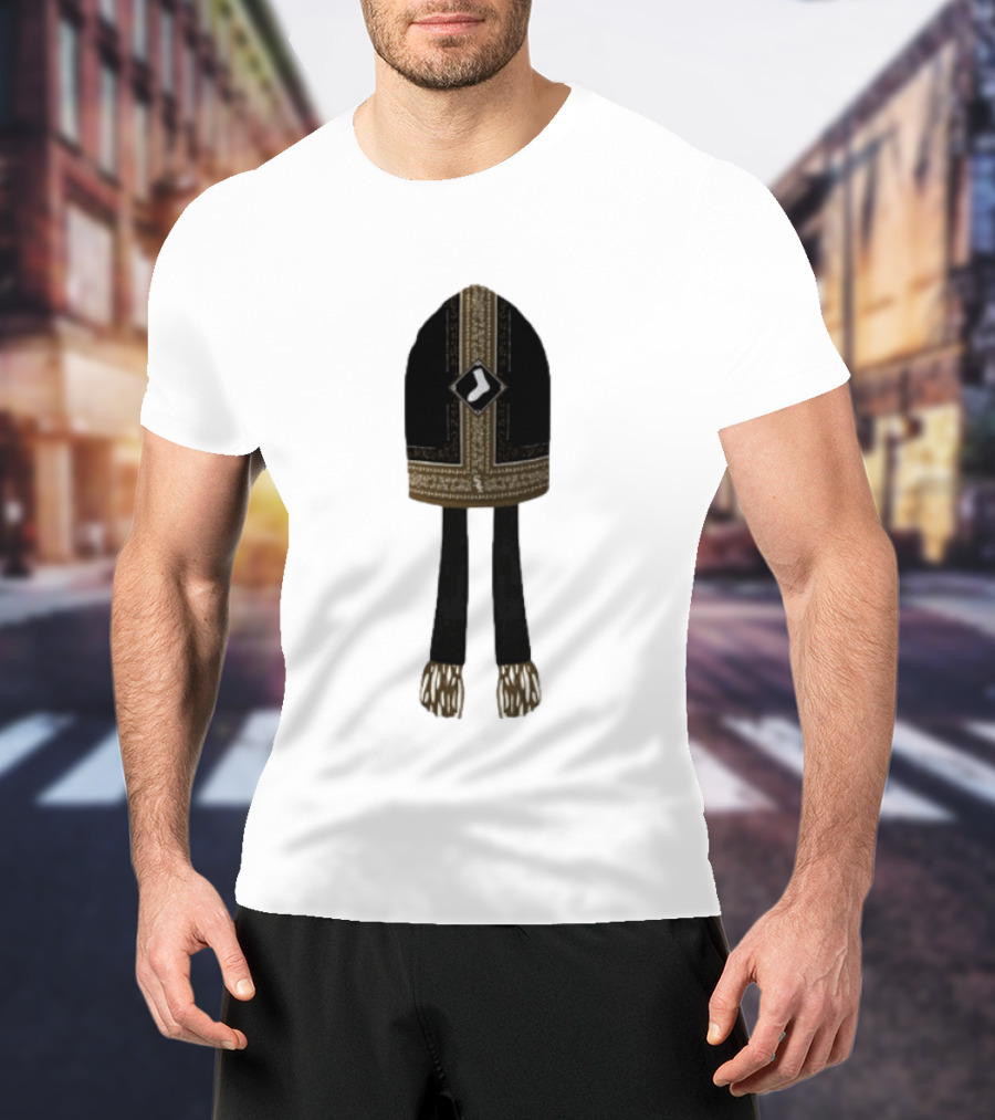 Pope Leo XIV Chicago White Sox Mitre Hat With Sox T-Shirt
