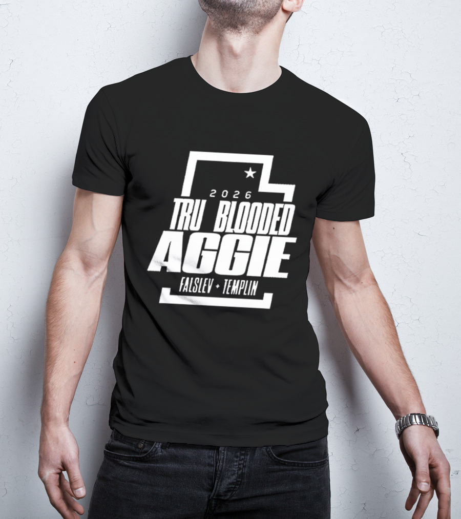 True Blooded Aggie Falslev Templin 2026 Utah Star T-Shirt