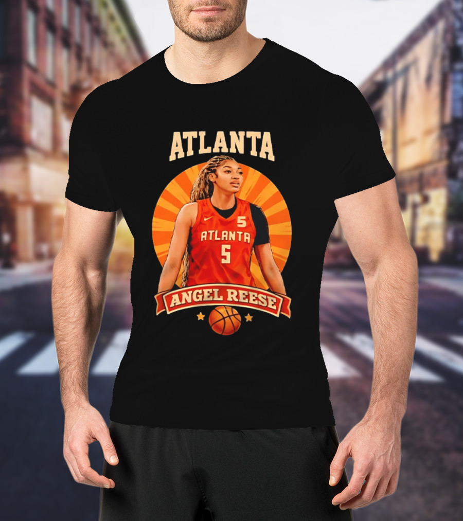 Atlanta Angel Reese Basketball T-Shirt