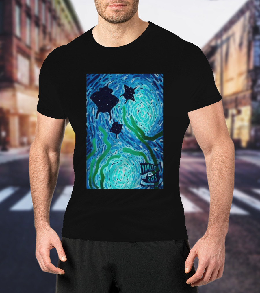 Yankees Vs Rays April 10 12 2026 Tropicana Field Ocean T-Shirt