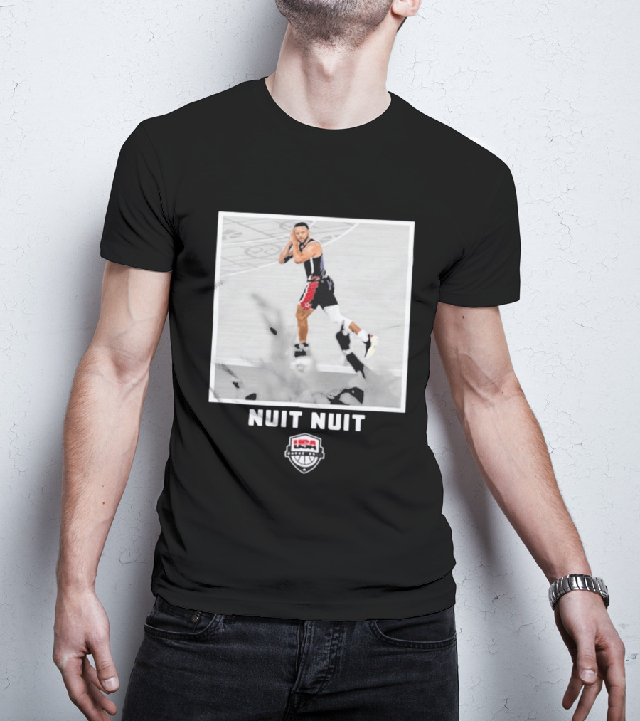 Stephen Curry Nuit Nuit USA Basketball Moments T-Shirt