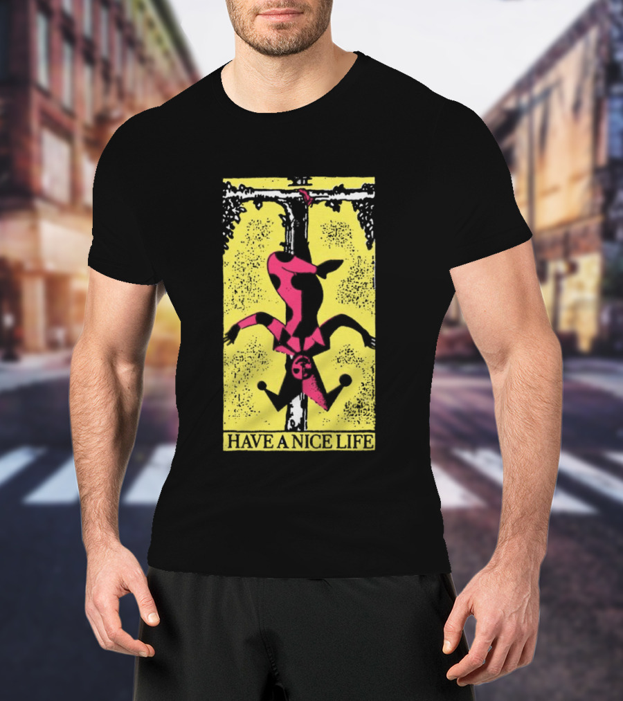 The Flenser Have A Nice Life Upside Down Guy Jester Tarot T-Shirt