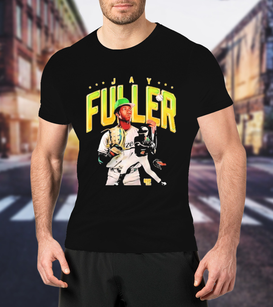 Jay Fuller UAB Baseball Player NCAA Collage With Catcher And Batter T-Shirt