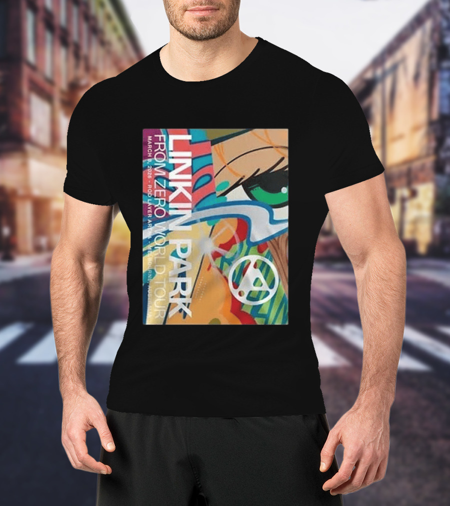 LINKIN PARK From Zero World Tour March 2026 Marvel Stadium Melbourne T-Shirt