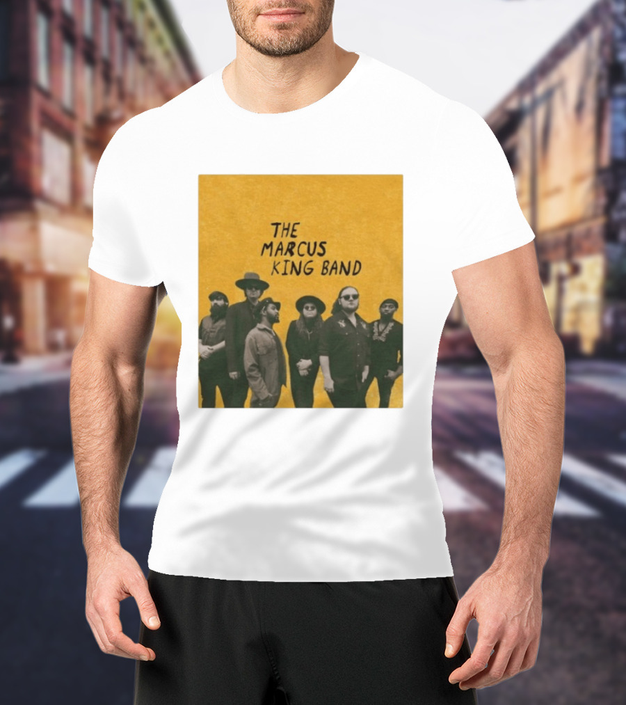 The Marcus King Band Vintage American Tour Group Photo T-Shirt