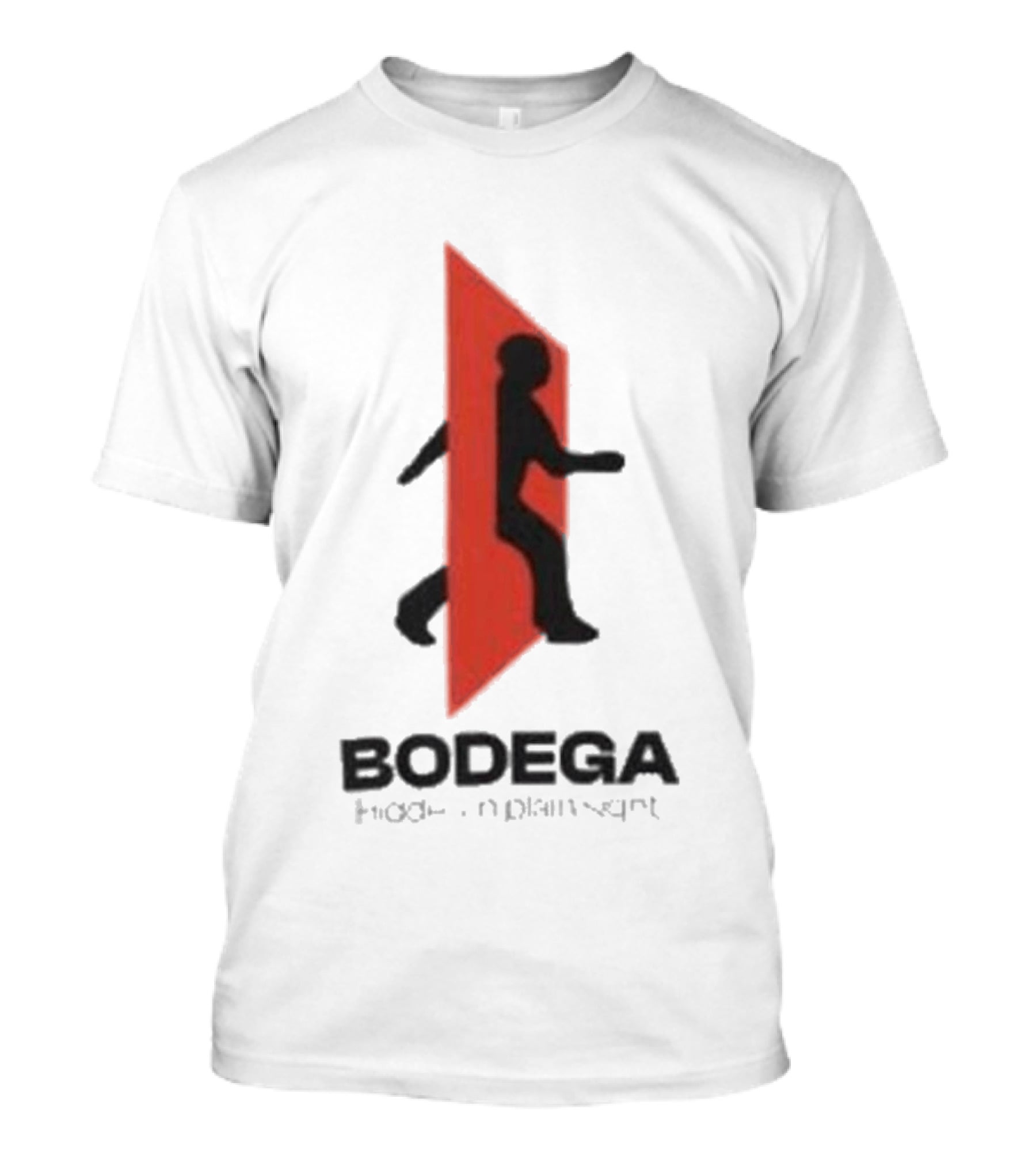 Bodega Doors Of Perception Person Walking Through Red Portal T-Shirt