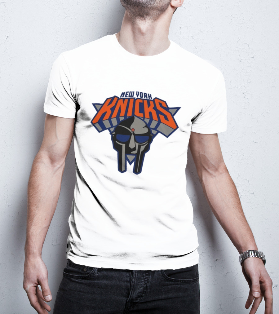 New York Knicks MF Doom Mask Collaboration T-Shirt